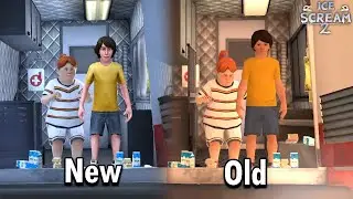 Ice Scream 2 Improved Update! Escape Ending Cutscene New vs Old