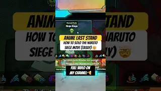 Easily Defeat Siege Mode in Anime Last Stand👀 