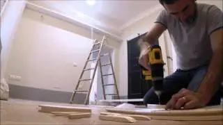 Making a wall bookcase