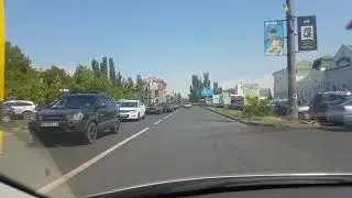 Дорога на Бердянскую косу перегружена 28.06.2018