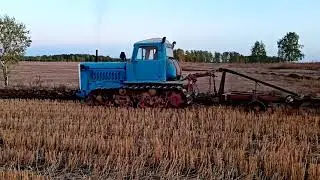 DT-75M Kazakhstan Plowing fallow land