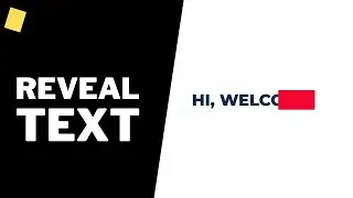 How To Create Text Reveal Animation Using HTML and CSS