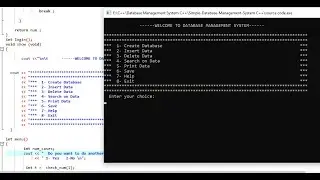Database Management system Projects in C++ | CPP Projects 