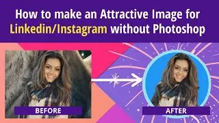 How to make Profile Picture for Linkedin/Instagram with Canva without Photoshop | Digital Arwa