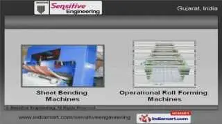 Roll Forming Machine & Cutting Blade Machine  by Sensitive Engineering, Rajkot