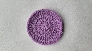 How To Crochet Coaster - Double Crochet Repeat 🧶