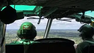AAHF Huey ride to the movie shoot