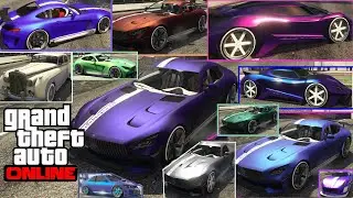 GTA 5 I RGB & HEX Codes I 30 PAINT JOBS (APRIL - JUNE)