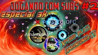 NEBULOUS | ESPECIAL 3K SUBS! + JOGANDO COM YOUTUBERS #2  (AGAR.IO)