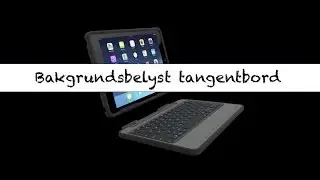 Bakgrundsbelysning på tangentbordet Zagg Rugged till iPad