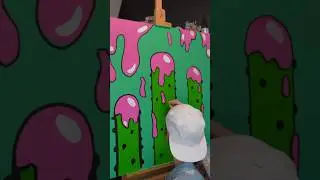 This turned out AMAZING 🌵#painting #modernart