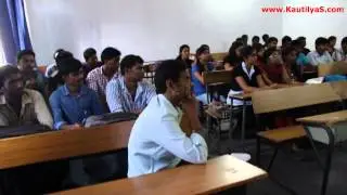 Free Offline Kautilyas Workshop in Aurora Engineering College on 23.08.2014.
