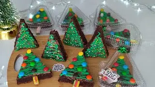 Tus CLIENTES los amaran 🍫BROWNIES NAVIDEÑOS🎄 Receta Para NEGOCIO