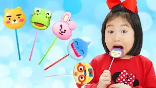 Boram font semblant de jouer à la crème glacée aux pororo