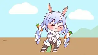 Pekora picking (gura)carrots 【hololive Animation】