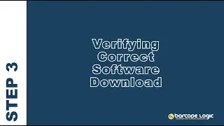 Barcode Logic: ARScan INSTALL TRAINING STEP 3: Verifying Correct Software Download