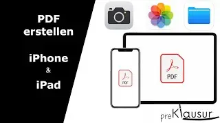 [iOS] PDF-Dateien erstellen | normale Fotos zu PDF umwandeln / Homeschooling by preKlausur