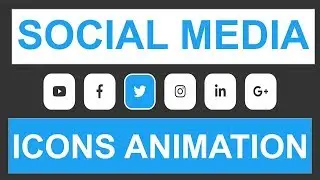 Social Media Icons HTML CSS