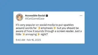 Using Sparkle Emoji for Emphasis