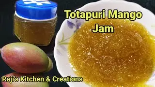 Totapuri Mango Jam Recipe/How to make totapuri mango jam