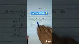 SAT Math Trick