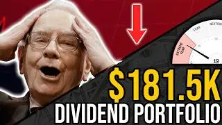 My Plan For The Stock Market Crash - ($181k Dividend Portfolio)