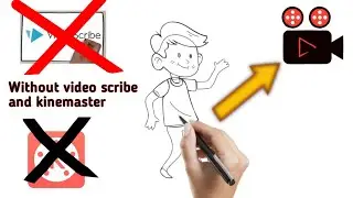 How To Make White board Animation In Android Without Video Scribe App?
