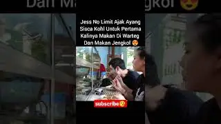 Pertama kali sisca kohl makan di warteg,makan jengkol 😍 