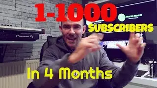 1-1000 Subscribers in 4 Months | How to grow your youtube channel |  tutorial | vlog |