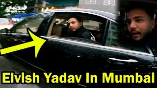 Elvish Yadav CRAZY FANs In Mumbai Fans Run For ELVISH YADAV 