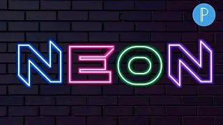 pixellab - how to make neon text || how to make glow text
