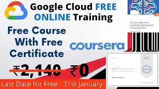 Free Course With Certificate | Coursera MLOps Training | ML Fundamentals