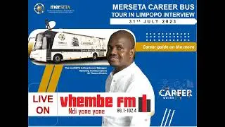 THE MERSETA CAREER BUS TOUR IN LIMPOPO INTERVIEW ON VHEMBE FM (TSHIVENDA)
