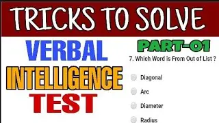Verbal Intelligence Test (Part-01) || ISSB DEFENDERS