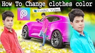 How To Change Clothes Color in PicsArt.