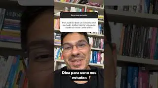 Sono durante os estudos. Melhor dormir ou tentar burlar com café e afins? #questoesdeconcursos