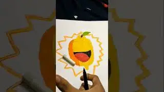 Drawing A New Logo Flopy Art with Brush pens #shorts 😍💯