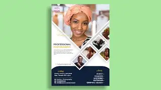 Creative Photography Flyer Design in PixelLab - How to Design Flyer Like a Pro | Pixellab Tutorial