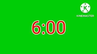 VTV1 Time Signal 6h (Green Screen)