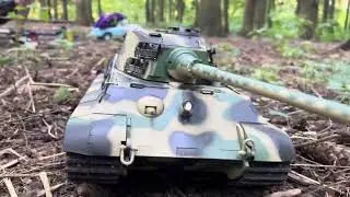 1/16 Scale RC Tanks: KV-2 and the King Tiger #rc #rctank #rcfun #rcaction #rccommunity
