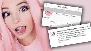 BELLE DELPHINE TEVE A CONTA DELETADA DO INSTAGRAM