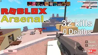 32 KILL STREAK NO DEATHS (Roblox Arsenal)