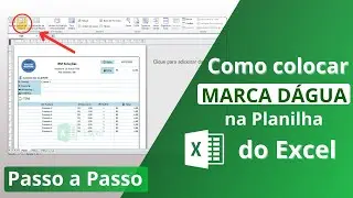 🔵[Excel] Como inserir marca Dágua na planilha do excel - Dica Excel Básico