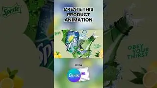 Product animation in Canva with Match & Move presentation transition 🤩 