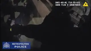 Met police release video footage of armed arrest