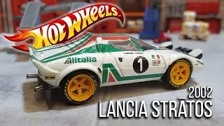 HOT WHEELS Custom : 2002 Lancia Stratos 'Alitalia'