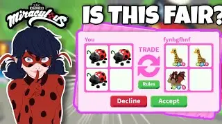 Miraculos The Ladybug Trades Ladybugs (Roblox- Adopt me)