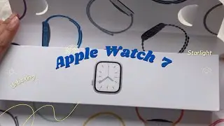 Apple Watch 7 | Starlight | 41mm unboxing