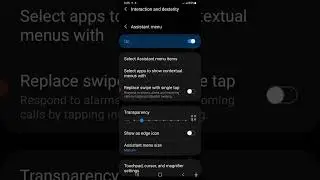 Select apps to show contextual menu with in any android mobile phone 