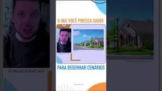 O que você precisa saber para DESENHAR CENÁRIOS | Ivan Querino #Shorts